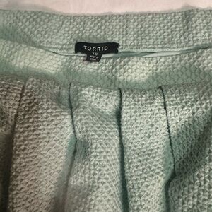 Green Torrid Short Skirt with Lining